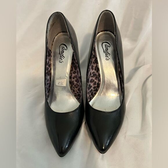 Candies black 4" heels size 8.5 - Picture 2 of 8